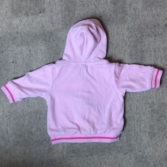Ralph Lauren Pink Track Jacker Hoodie | 9M - Picture 4 of 4